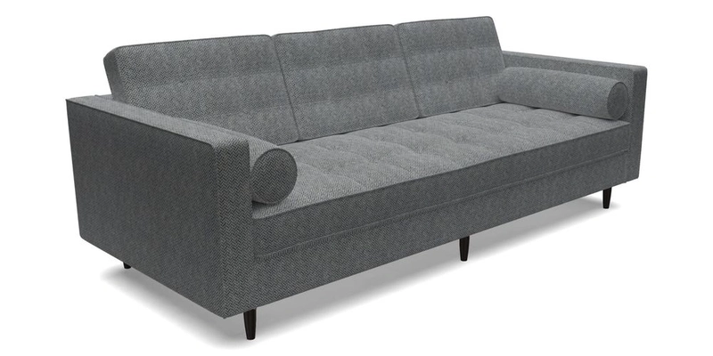 Marylebone 3 Seater Sofa in Clever Tough And Eco Velvet Indigo
