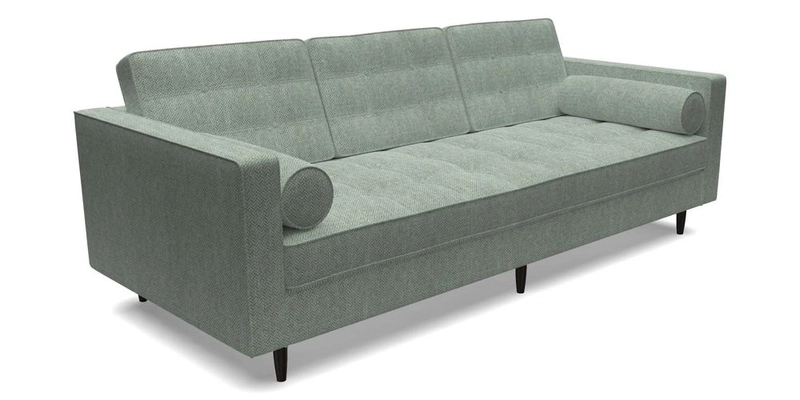 Marylebone 3 Seater Sofa in Clever Tough And Eco Velvet Indigo