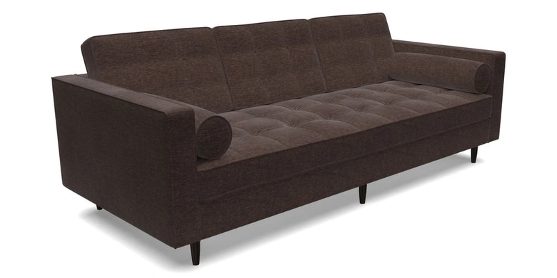 Marylebone 3 Seater Sofa in Clever Tough And Eco Velvet Indigo