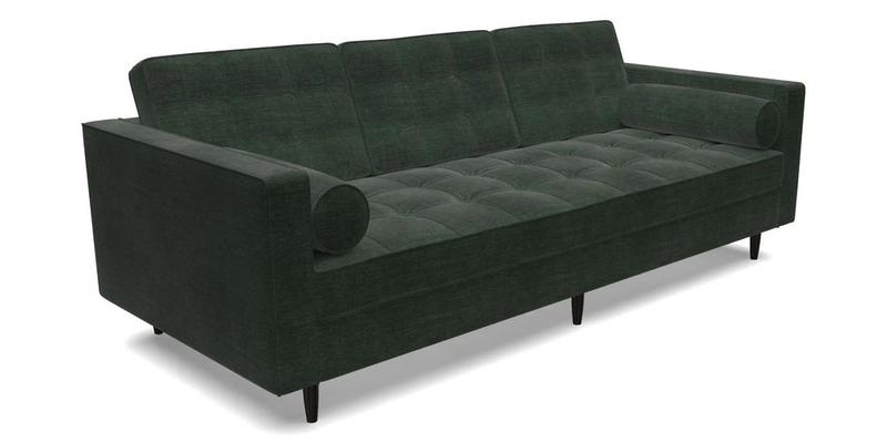 Marylebone 3 Seater Sofa in Clever Tough And Eco Velvet Indigo