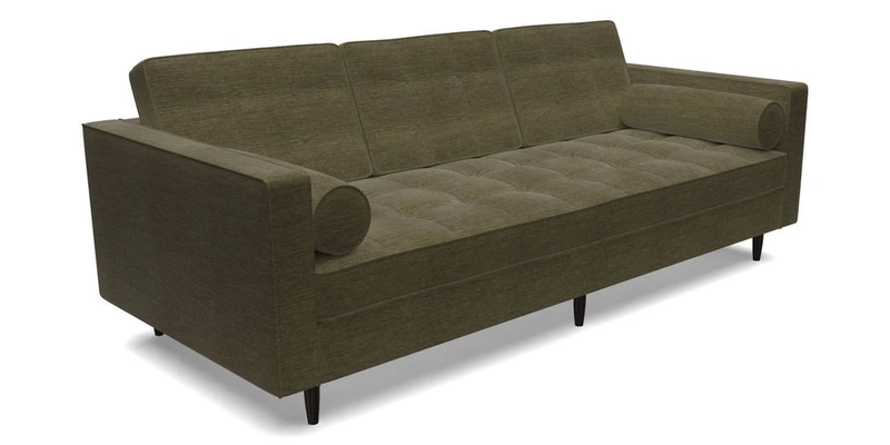 Marylebone 3 Seater Sofa in Clever Tough And Eco Velvet Indigo