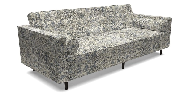 Marylebone 3 Seater Sofa in Clever Tough And Eco Velvet Indigo