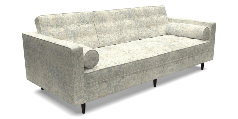 Marylebone 3 Seater Sofa in Clever Tough And Eco Velvet Indigo