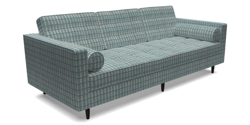 Marylebone 3 Seater Sofa in Clever Tough And Eco Velvet Indigo