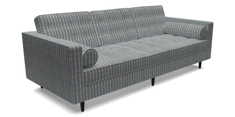 Marylebone 3 Seater Sofa in Clever Tough And Eco Velvet Indigo