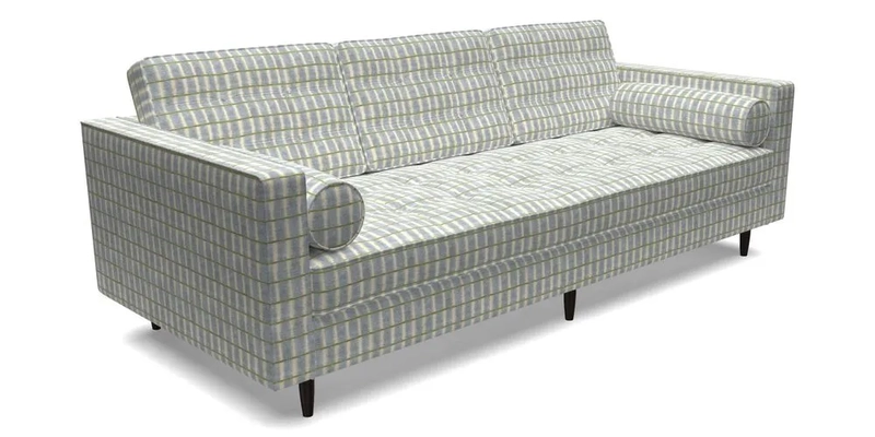 Marylebone 3 Seater Sofa in Clever Tough And Eco Velvet Indigo