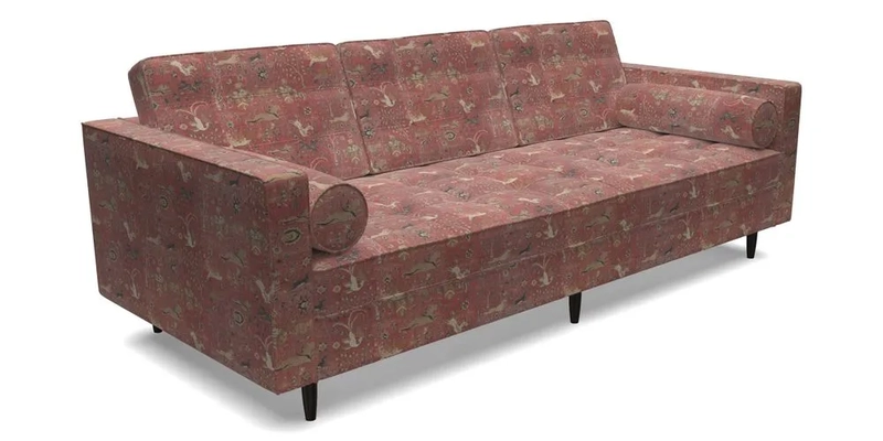 Marylebone 3 Seater Sofa in Clever Tough And Eco Velvet Indigo