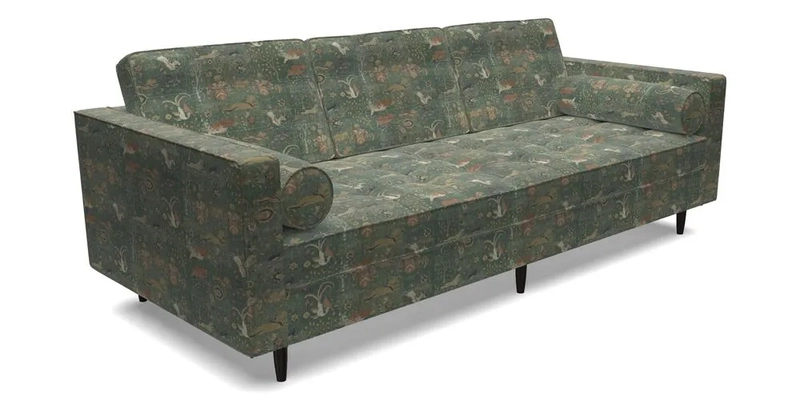 Marylebone 3 Seater Sofa in Clever Tough And Eco Velvet Indigo