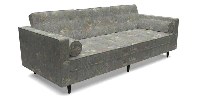 Marylebone 3 Seater Sofa in Clever Tough And Eco Velvet Indigo