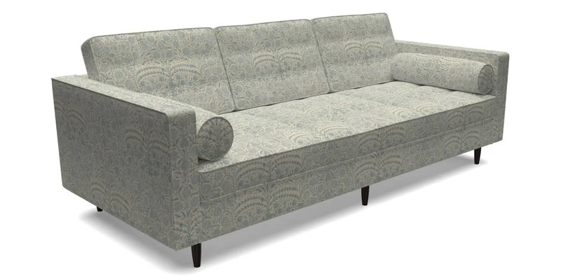 Marylebone 3 Seater Sofa in Clever Tough And Eco Velvet Indigo