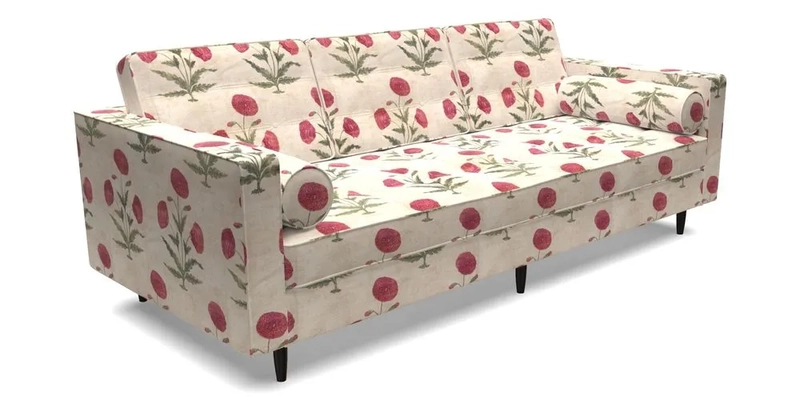 Marylebone 3 Seater Sofa in Clever Tough And Eco Velvet Indigo