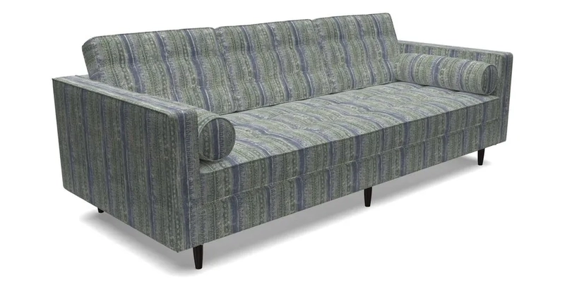 Marylebone 3 Seater Sofa in Clever Tough And Eco Velvet Indigo