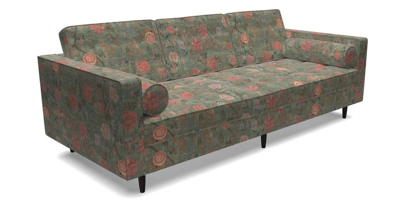 Marylebone 3 Seater Sofa in Clever Tough And Eco Velvet Indigo