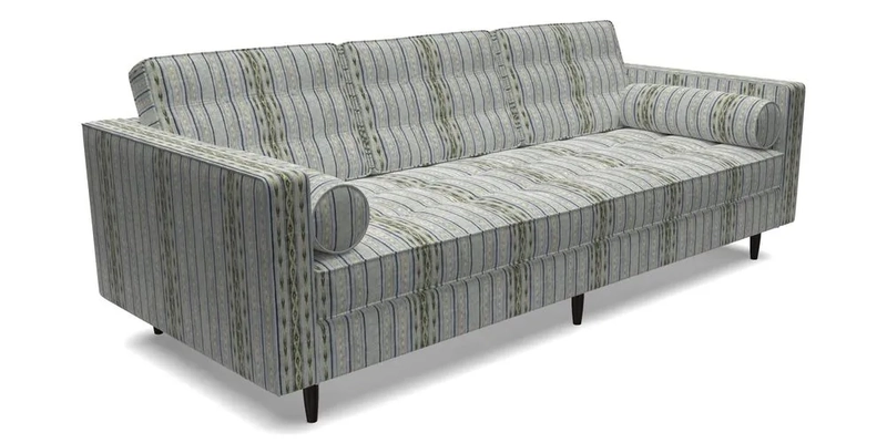 Marylebone 3 Seater Sofa in Clever Tough And Eco Velvet Indigo