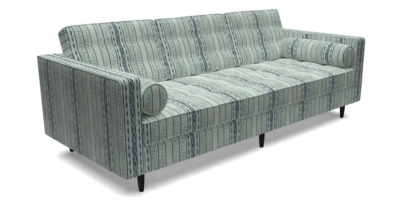 Marylebone 3 Seater Sofa in Clever Tough And Eco Velvet Indigo