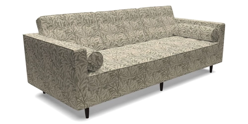 Marylebone 3 Seater Sofa in Clever Tough And Eco Velvet Indigo