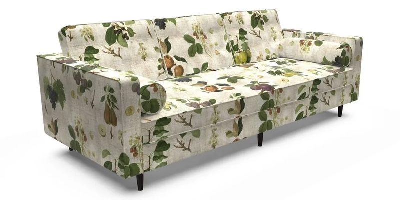 Marylebone 3 Seater Sofa in Clever Tough And Eco Velvet Indigo