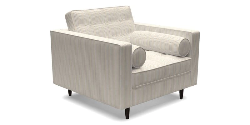 Marylebone Chair in Clever Tough And Eco Velvet Indigo