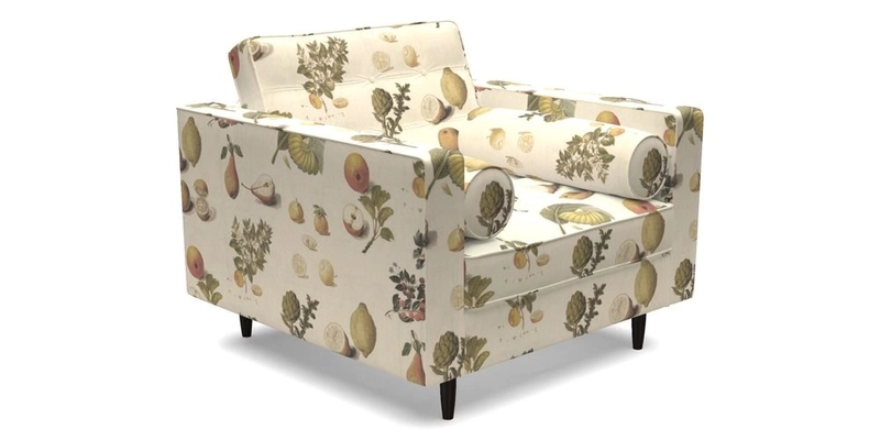 Marylebone Chair in Clever Tough And Eco Velvet Indigo