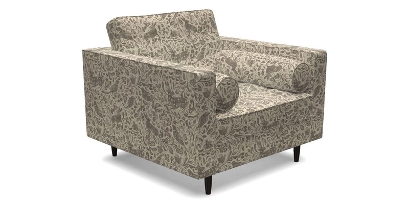 Marylebone Chair in Clever Tough And Eco Velvet Indigo