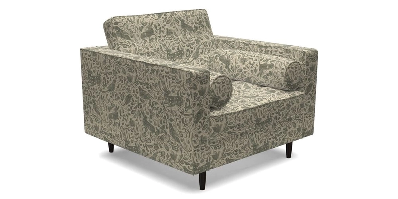 Marylebone Chair in Clever Tough And Eco Velvet Indigo