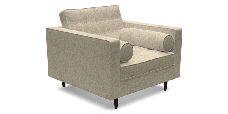 Marylebone Chair in Clever Tough And Eco Velvet Indigo