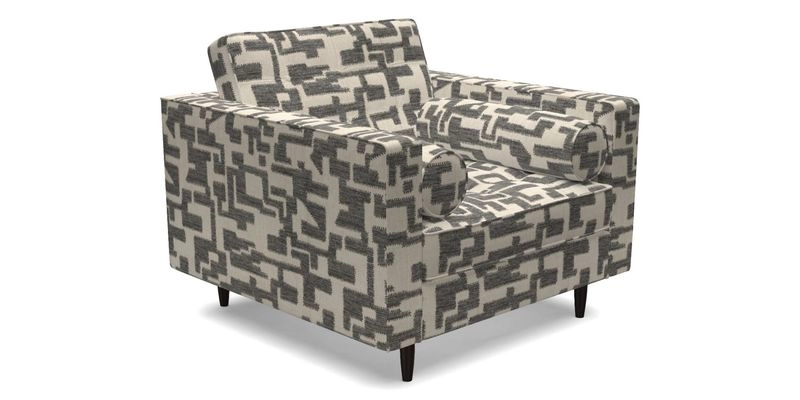 Marylebone Chair in Clever Tough And Eco Velvet Indigo