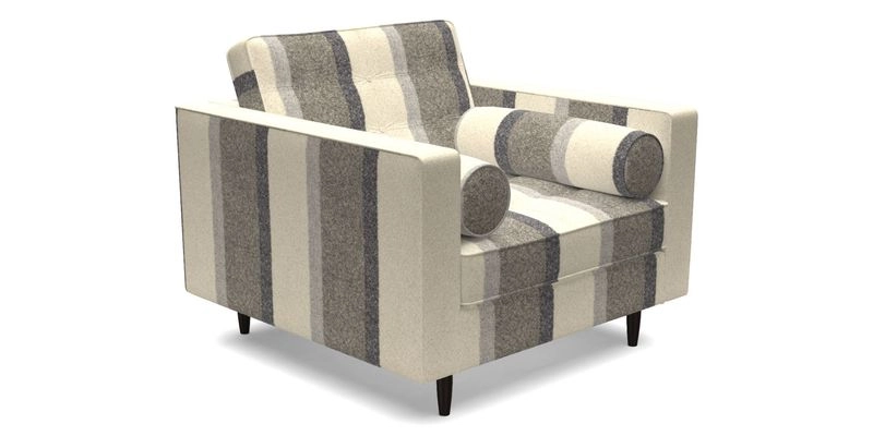 Marylebone Chair in Clever Tough And Eco Velvet Indigo