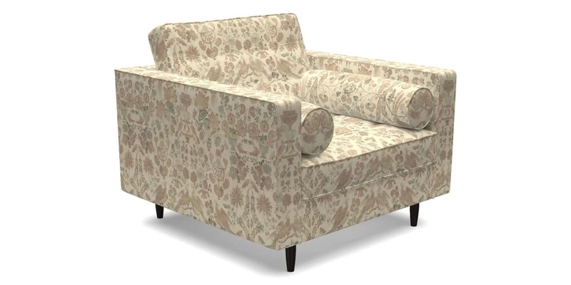 Marylebone Chair in Clever Tough And Eco Velvet Indigo