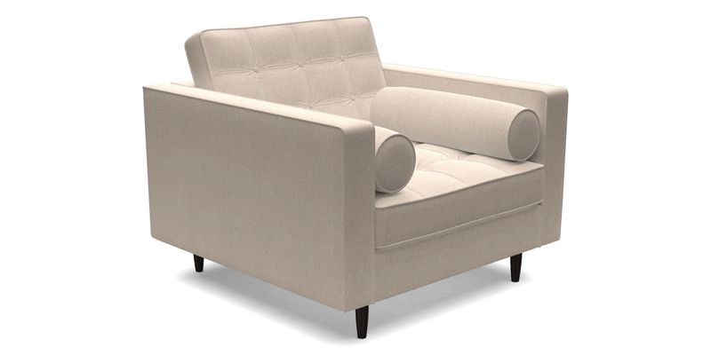 Marylebone Chair in Clever Tough And Eco Velvet Indigo