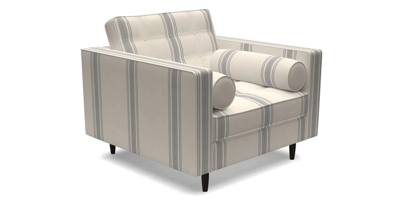 Marylebone Chair in Clever Tough And Eco Velvet Indigo