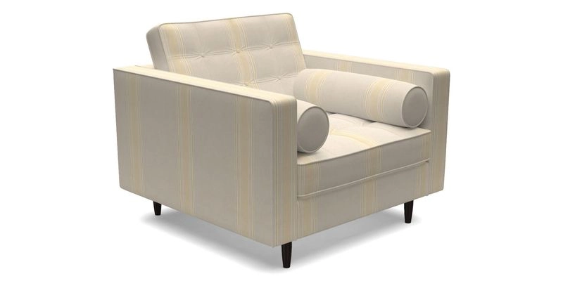 Marylebone Chair in Clever Tough And Eco Velvet Indigo