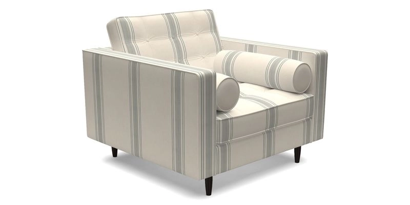 Marylebone Chair in Clever Tough And Eco Velvet Indigo