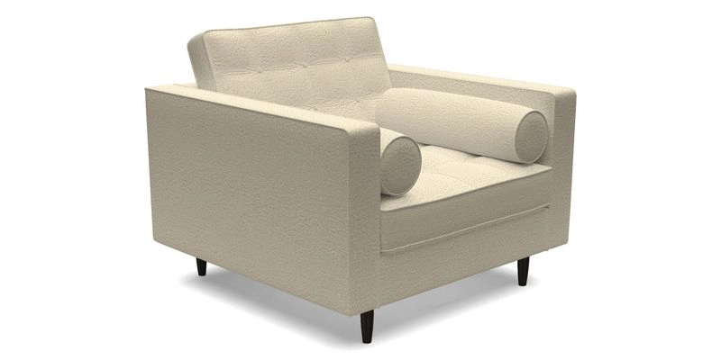 Marylebone Chair in Clever Tough And Eco Velvet Indigo