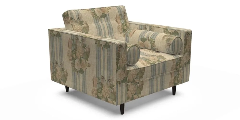 Marylebone Chair in Clever Tough And Eco Velvet Indigo