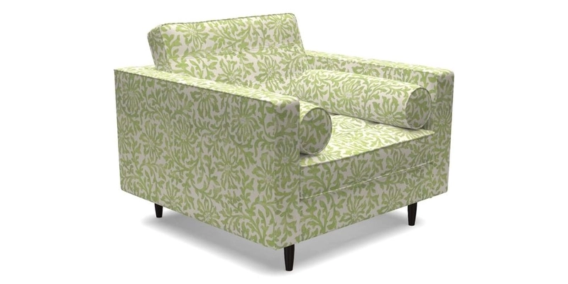 Marylebone Chair in Clever Tough And Eco Velvet Indigo