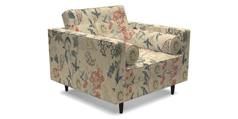 Marylebone Chair in Clever Tough And Eco Velvet Indigo