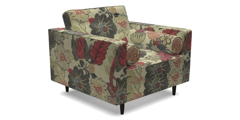 Marylebone Chair in Clever Tough And Eco Velvet Indigo