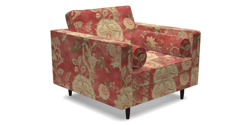 Marylebone Chair in Clever Tough And Eco Velvet Indigo