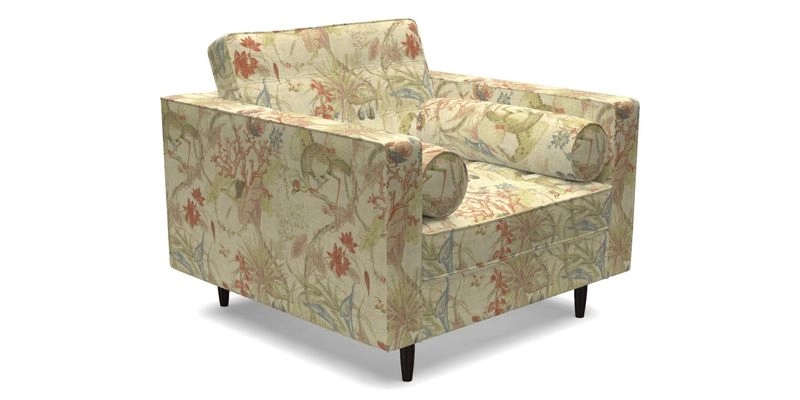 Marylebone Chair in Clever Tough And Eco Velvet Indigo