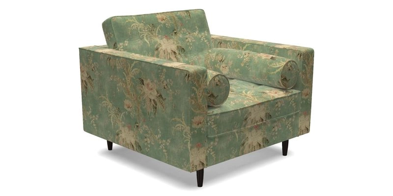 Marylebone Chair in Clever Tough And Eco Velvet Indigo