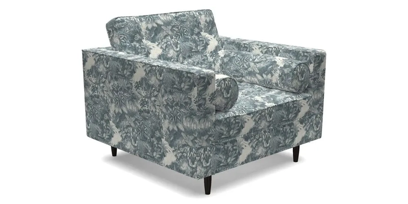 Marylebone Chair in Clever Tough And Eco Velvet Indigo