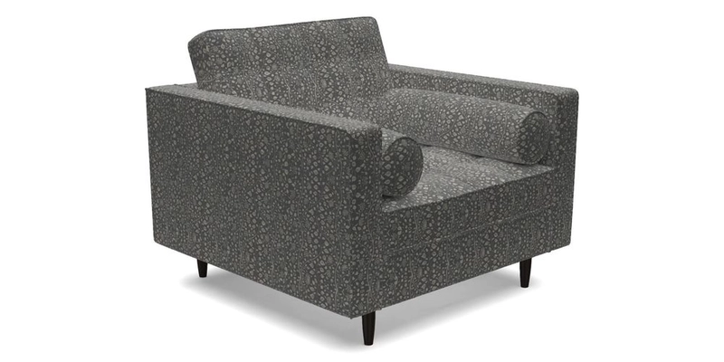 Marylebone Chair in Clever Tough And Eco Velvet Indigo