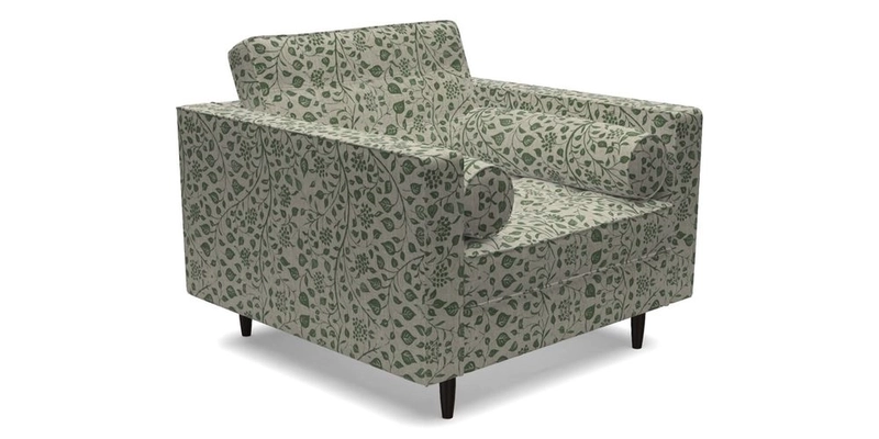 Marylebone Chair in Clever Tough And Eco Velvet Indigo