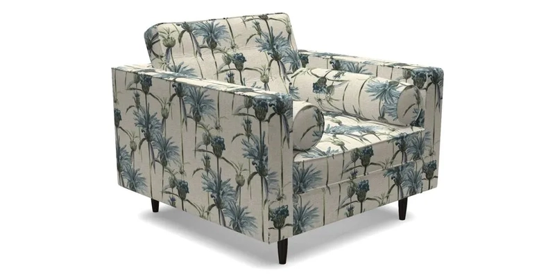 Marylebone Chair in Clever Tough And Eco Velvet Indigo