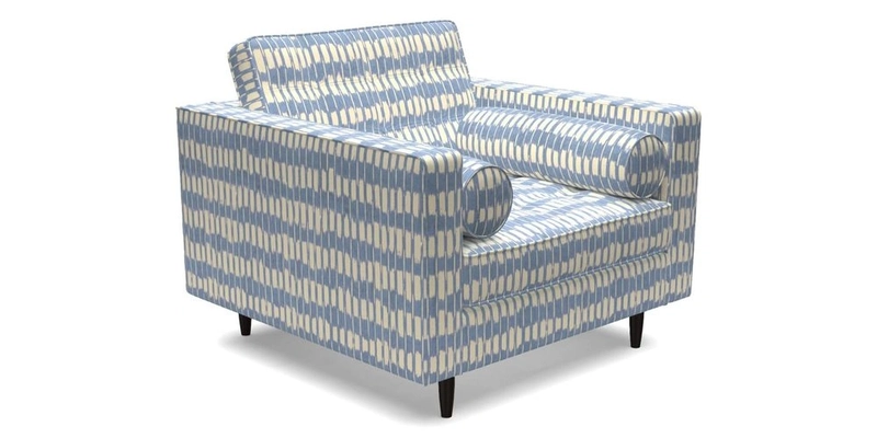 Marylebone Chair in Clever Tough And Eco Velvet Indigo