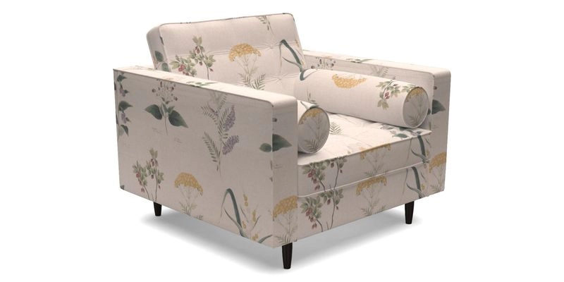 Marylebone Chair in Clever Tough And Eco Velvet Indigo