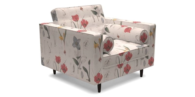 Marylebone Chair in Clever Tough And Eco Velvet Indigo