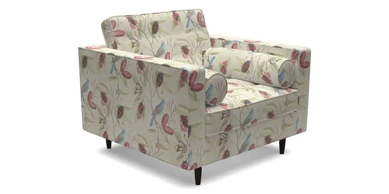 Marylebone Chair in Clever Tough And Eco Velvet Indigo