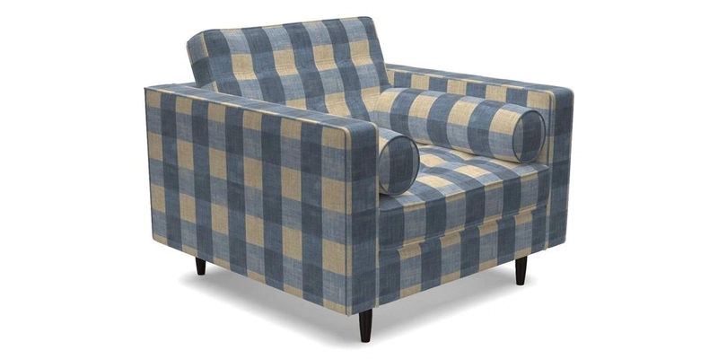 Marylebone Chair in Clever Tough And Eco Velvet Indigo